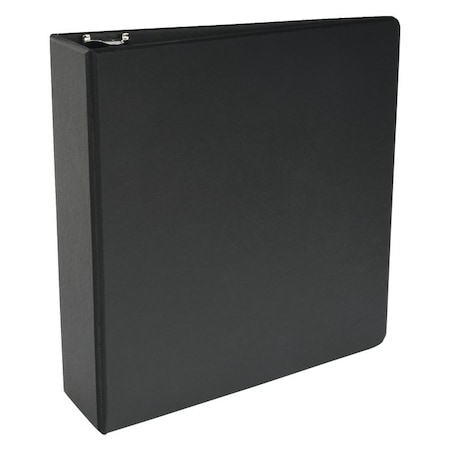 School Smart BINDER D-RING 3 IN BLACK SS16680